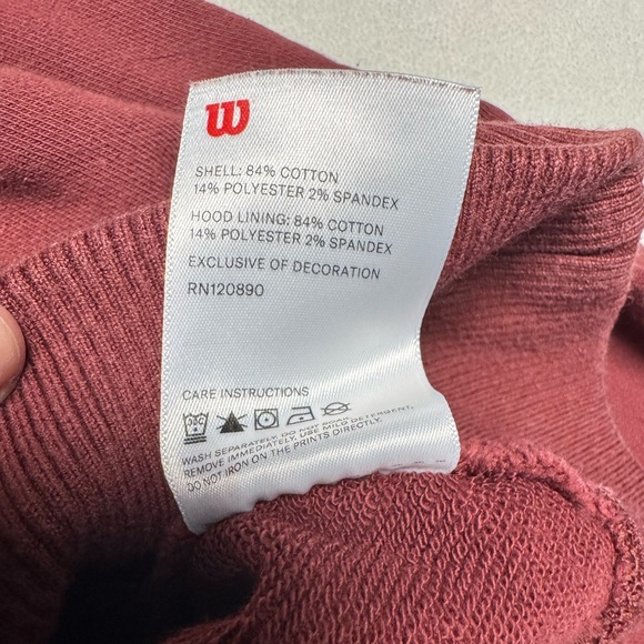 Wilson Hoodie Size L - Picture 6 of 8